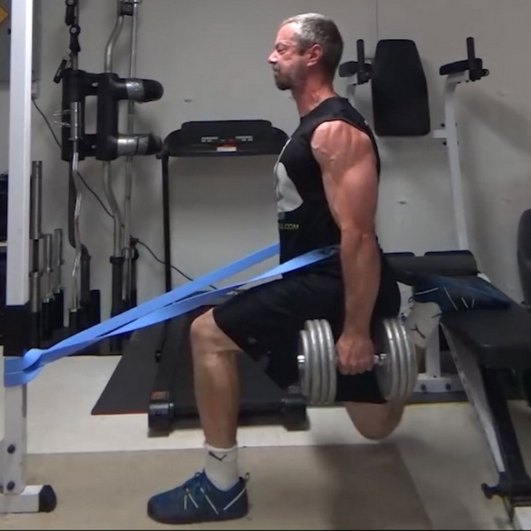 Banded Bulgarian Split Squats + Deadlifts