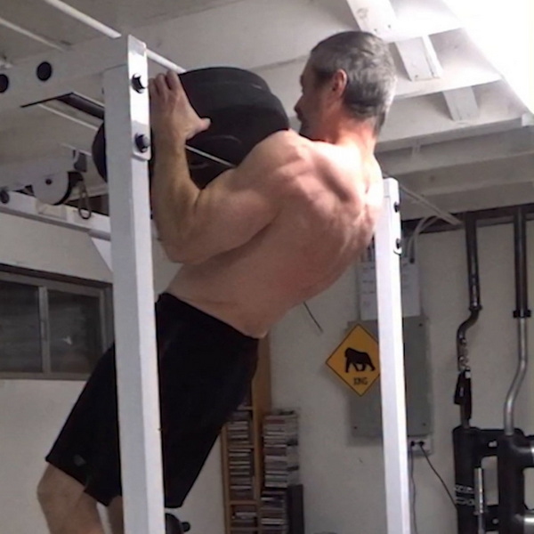 Double Plate Hook Pull-Ups