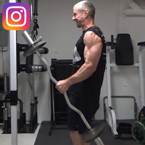 EZ Bar Hammer Curls