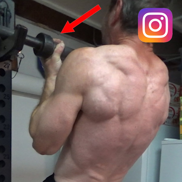 Fat End Rolling Grip Chin-Ups