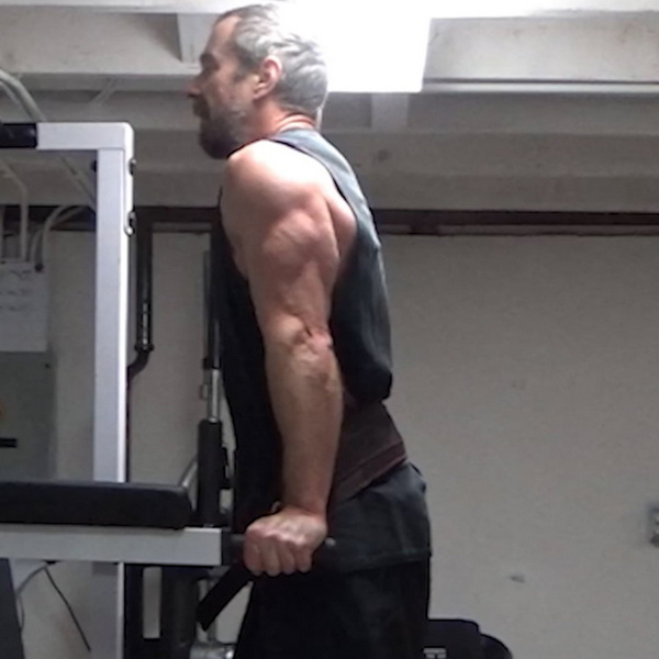 Countdown Cluster Set for Triceps Mass