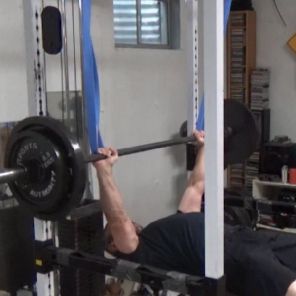 Reverse Band Bench Press Zone Training