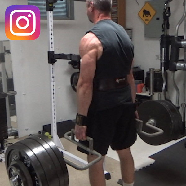 Lockout Trap Bar Deadlifts Hold + High Rep Touch & Go