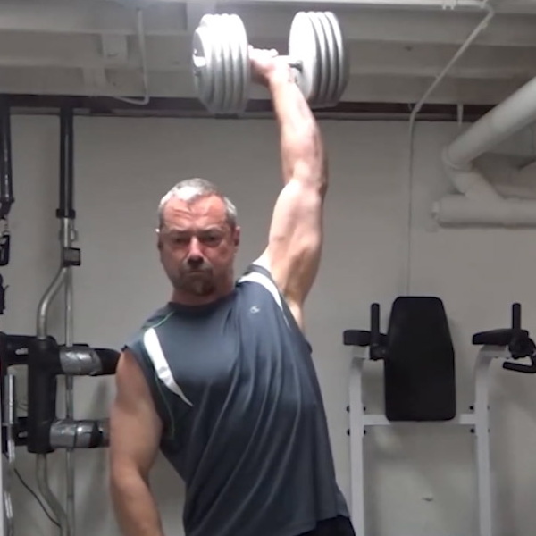 One Dumbbell Overhead Heave