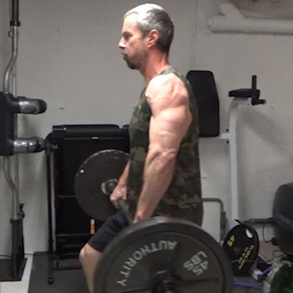Barbell Hold Stepping