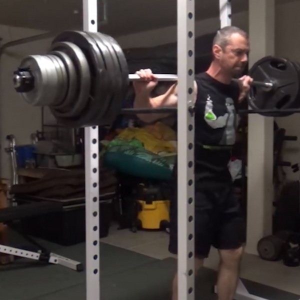"Nerve Deadening" In-Rack Straight Bar Carry - 525 lbs
