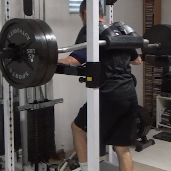 Safety Squat Bar Low Stepping Intervals for Conditioning