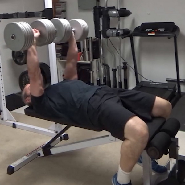 Flat Dumbbell Bench Press form tips