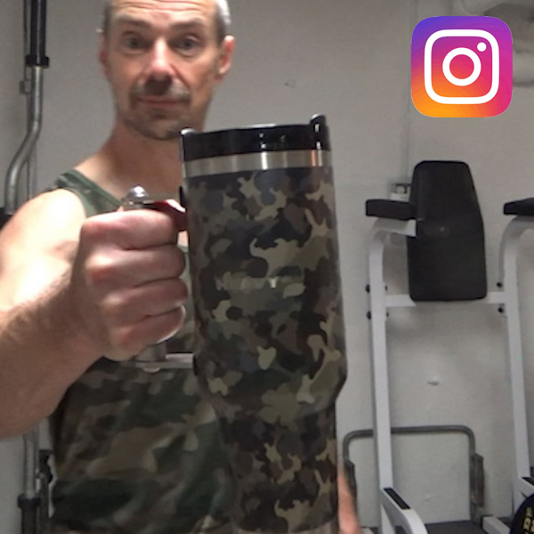 Heavy Cup Camo Tumbler