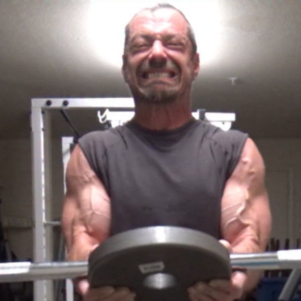 Plate-Under-Bar Curls