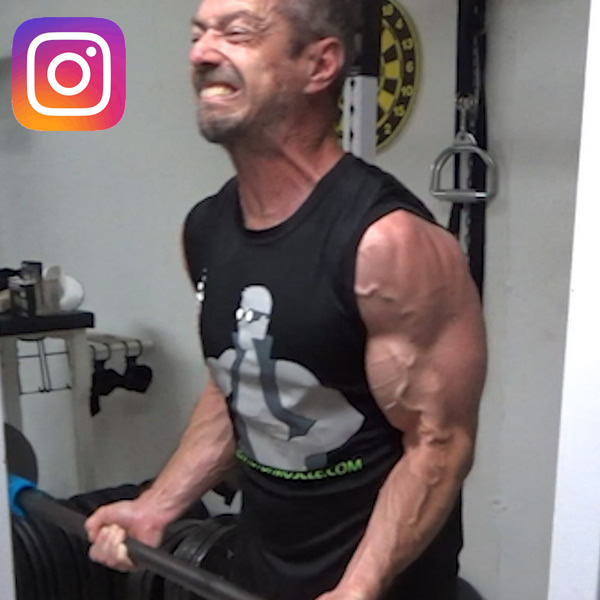 Rack Scrape/Smith Machine Leaning Barbell Curls