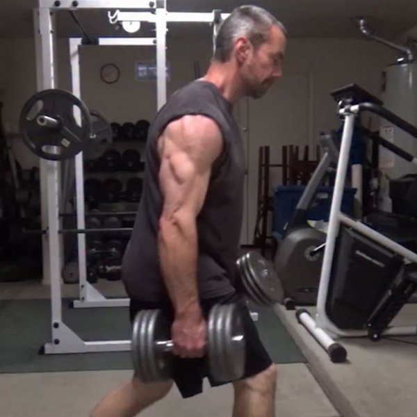 Dumbbell Cross Swings 
