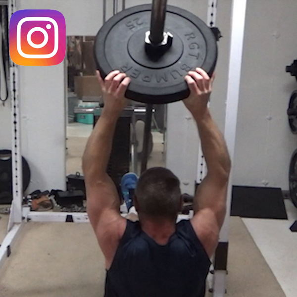 Landmine Pushing Sit-Ups