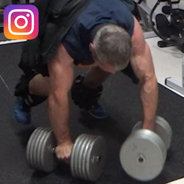 Pack Horse Dumbbell Crawling