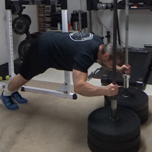Rotary Safety Squat Bar Presses for Upper Chest